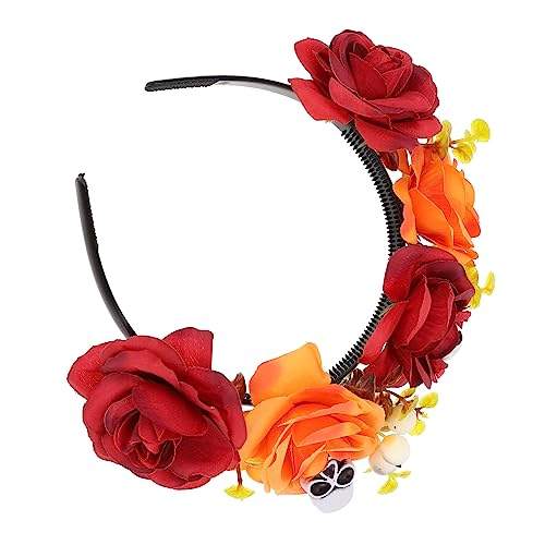 LOORGVEL Halloween Haarreif mit Rosen Design Stilvoller Haarschmuck für Damen Perfektes Halloween Accessoire für Kostüm und Themenpartys Geeignet für Karneval Cosplay und Festlichkeiten LOORGVEL Halloween Haarreif mit Rosen Design Stilvoller Haarschmuck für Damen Perfektes Halloween Accessoire für Kostüm und Themenpartys Geeignet für Karneval Cosplay und Festlichkeiten von LOORGVEL