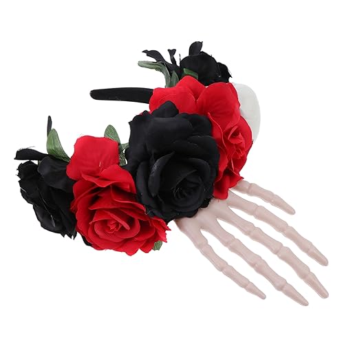 LOORGVEL Halloween Haarschmuck Skull Haarreif Langlebig und Bequem Einzigartiges Design für Party und Cosplay Leicht und Kompakt Kopfschmuck für Damen und Halloween Kostüme LOORGVEL Halloween Haarschmuck Skull Haarreif Langlebig und Bequem Einzigartiges Design für Party und Cosplay Leicht und Kompakt Kopfschmuck für Damen und Halloween Kostüme von LOORGVEL