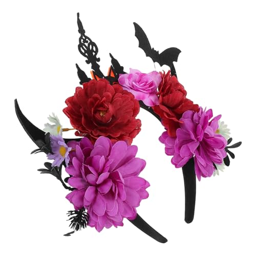 LOORGVEL Halloween Stirnband mit Teuflischen Hörnern und Kreativem Fledermaus Design Leichtes Cosplay Kopfschmuck Accessoire für Damen und Mädchen Komfortabel Dunkler Halloween Party LOORGVEL Halloween Stirnband mit Teuflischen Hörnern und Kreativem Fledermaus Design Leichtes Cosplay Kopfschmuck Accessoire für Damen und Mädchen Komfortabel Dunkler Halloween Party von LOORGVEL