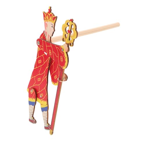 LOORGVEL Handgefertigtes DIY Chinesisches Schattenpuppenspielzeug Traditionelle Holz Marionette Kreatives Bastelspielzeug Für Frühpädagogik Familienaktivität von LOORGVEL