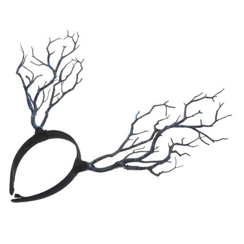 LOORGVEL Hexen Haarschmuck Horn Kopfschmuck Halloween Party Haarreif Damen Mädchen Cosplay Auffälliges Design Langlebig LOORGVEL Hexen Haarschmuck Horn Kopfschmuck Halloween Party Haarreif Damen Mädchen Cosplay Auffälliges Design Langlebig von LOORGVEL