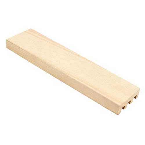 LOORGVEL Holz Domino Rack Mehrfach Fächer Organizer für Brettspiele Praktischer Halter für Domino Spiele und Spielkarten aus Stabilem Buchenholz für Familienunterhaltung und Kreative von LOORGVEL