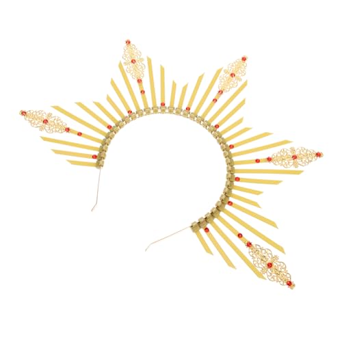 LOORGVEL Kopfschmuck für Damen Vintage Stirnband für Cosplay Hochzeiten und Partys Leicht und Kompakt aus Langlebigem LOORGVEL Kopfschmuck für Damen Vintage Stirnband für Cosplay Hochzeiten und Partys Leicht und Kompakt aus Langlebigem von LOORGVEL