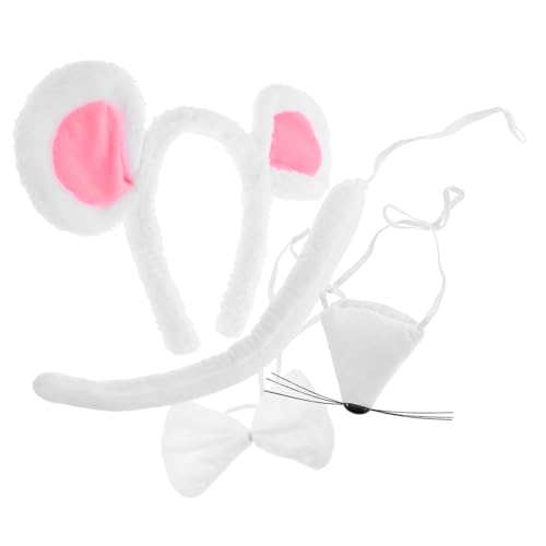 LOORGVEL Kostüm Set Mausohren Haarreif Verstellbar mit Fliege und für Halloween Party Karneval Cosplay für Erwachsene LOORGVEL Kostüm Set Mausohren Haarreif Verstellbar mit Fliege und für Halloween Party Karneval Cosplay für Erwachsene von LOORGVEL