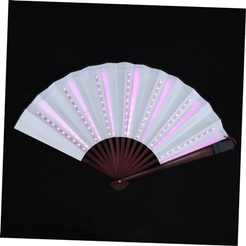 LOORGVEL LED Faltfächer mit Buntem Leuchteffekt Faltbarer Performance Fächer Einzigartiges Tanz Accessoire für Party Festival und Show Verarbeitet Langlebig und Sicher LOORGVEL LED Faltfächer mit Buntem Leuchteffekt Faltbarer Performance Fächer Einzigartiges Tanz Accessoire für Party Festival und Show Verarbeitet Langlebig und Sicher von LOORGVEL