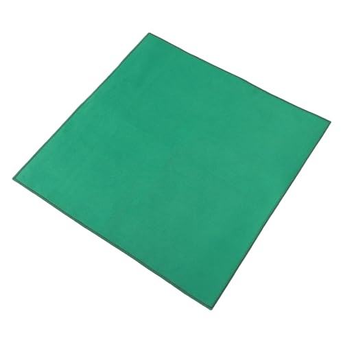 LOORGVEL Mahjong Tischmatte Grün Dicke Rutsch Handgeriebene Spielfläche Geräuschreduzierende Spielmatte Für Brettspiele Poker Domino Zuhause von LOORGVEL