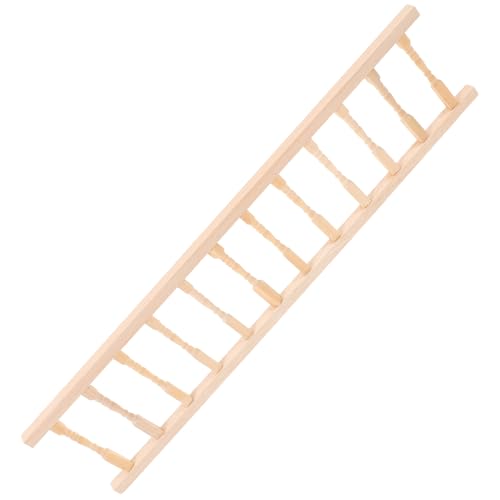LOORGVEL Miniatur Holzgeländer für Puppenhaus Dekorativer Handgefertigter Zaun Mini Haus Zubehör für DIY Puppenmöbel Robustes Geländer für Treppen und Kleine Häuser von LOORGVEL