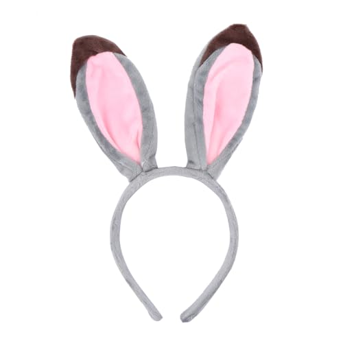 LOORGVEL Plüsch Hasenohren Haarreif Niedliches Party Accessoire für Kostümpartys Ostern Karneval Halloween Cosplay Leicht und Langlebig Perfektes Outfit Element für Festliche Anlässe von LOORGVEL