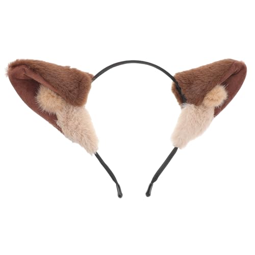 LOORGVEL Plüsch Wolfsohren Haarreif Damen Weiches Tierkostüm Accessoire Komfortabel Kein Druck Waschgesicht Stirnband Für Halloween Cosplay Fotorequisit LOORGVEL Plüsch Wolfsohren Haarreif Damen Weiches Tierkostüm Accessoire Komfortabel Kein Druck Waschgesicht Stirnband Für Halloween Cosplay Fotorequisit von LOORGVEL