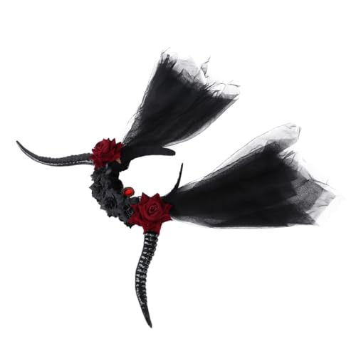 LOORGVEL Retro Antelope Horn Haarreif Gothic Haarschmuck Steampunk Kopfschmuck Halloween Party Zubehör für Damen Mädchen LOORGVEL Retro Antelope Horn Haarreif Gothic Haarschmuck Steampunk Kopfschmuck Halloween Party Zubehör für Damen Mädchen von LOORGVEL