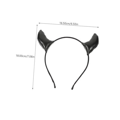 LOORGVEL Teufelshörner Haarreif aus Umweltfreundlichem Strapazierfähiger Kopfschmuck für Halloween Cosplay Party Bequemes Stirnband für Damen und Herren Vielseitiges Kostümzubehör LOORGVEL Teufelshörner Haarreif aus Umweltfreundlichem Strapazierfähiger Kopfschmuck für Halloween Cosplay Party Bequemes Stirnband für Damen und Herren Vielseitiges Kostümzubehör von LOORGVEL