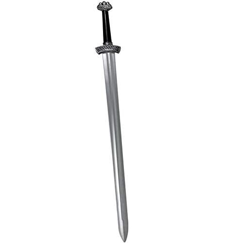 LOOYAR 104,1 cm Wikinger Mittelalter PU Schaum Schwert Waffe Spielzeug für Berserker Soldat Ritter Krieger Kostüm Schlacht Spielen Halloween Cosplay LARP von LOOYAR