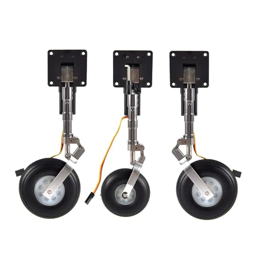 1 Set Servoloses Einziehfahrwerk Antivibrationsfahrwerk mit Rädern 193 mm Kompatibel mit 1,6 m RC-Flugzeug Universal 1 Set Servoloses Einziehfahrwerk Antivibrationsfahrwerk mit Rädern 193 mm Kompatibel mit 1,6 m RC-Flugzeug Universal von LOOwAH