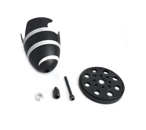 1 Stück 3 RC Spinner 3 Zoll/76 mm CNC Aluminium Spinner Kompatibel mit FW190 Fighter DLE30 Universal(Red) von LOOwAH