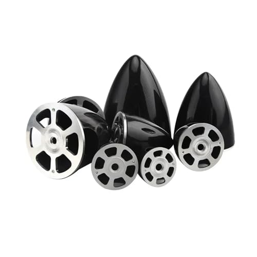 1 Stück Carbon-Spinner, 2 konische Propeller, kompatibel mit RC-Flugzeugen, mehrere Größen, 1,75 bis 4 Zoll, universell(70MM) von LOOwAH