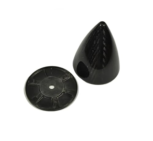 1 stücke RC Modell Carbon Spinner Ohne Mund Mit Zurück Platte 3K Verarbeitung Mehrere Größen Universal(108mm) von LOOwAH