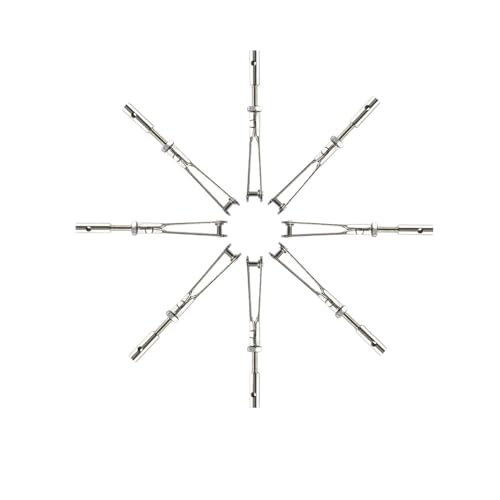 10 STÜCKE M2/M3 Metall Spannzange Gabelkopf Spannfutter Zugstange Anschluss Kupplung Schraube Ersatzteile for RC Flugzeugmodell(M2) von LOOwAH