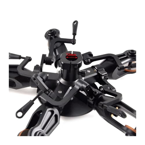12mm Metall-Rotorkopf-Taumelscheibe 3 4 5 Kompatibel mit RC-Hubschrauber-Rotorkopfteilen der Größe 700 und 800 Universal(12mm 5-Blade) von LOOwAH