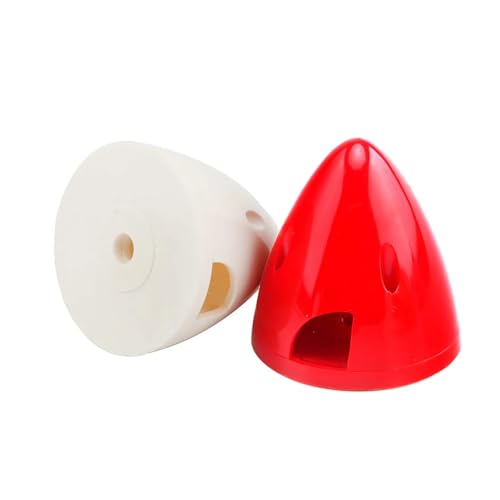 1pc Nylon Kunststoff RC Flugzeug Propeller Kegel Propeller Spinner Rot/Weiß 1.5 "/1.75"/2 "/2.25"/3 "/3.25"/3.5 "/3.75"/4 "Universal(Red 1.75inch) von LOOwAH
