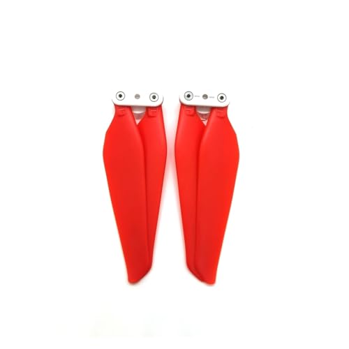 2/4 Stück Schnellverschluss-Propeller kompatibel mit X8SE X8 SE 2020 Drohne Ersatz Klapppropeller Zubehör Flügelteile Universal(1 Pair red) von LOOwAH