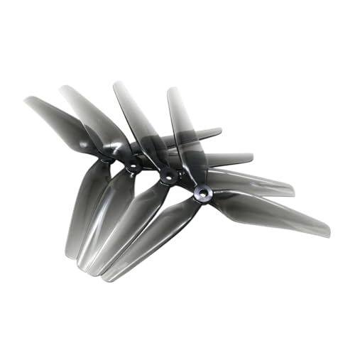 2 Paar 8X4X3 8040 3 Schwarze Fiberglas-Nylon-Propeller, kompatibel mit 8-Zoll-Multirotor-X-Drohne (2CW + 2CCW) Universal von LOOwAH