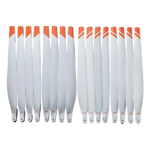 2 Typen, 16er-Pack, Carbon-Nylon-Propeller in Weiß, kompatibel mit CW/CCW-Klapppropellern der T40/T50-Serie, Landwirtschafts-Drohnenzubehör, universell(16pcs Normal) von LOOwAH