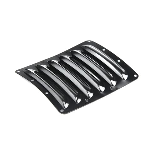 2 stück Aluminium Verkleidung Kühlkörper Kompatibel RC Flugzeug Modell Kühlung Teile Universal(Small Black) von LOOwAH