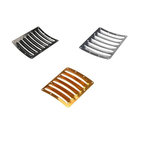2 stücke Aluminium RC Flugzeug Verkleidung Kühlkörper 73mm * 62mm * 0,5mm Schwarz Universal(Silver 73x62mm) von LOOwAH
