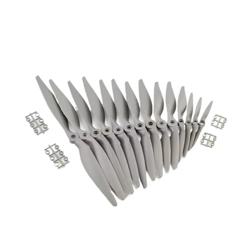 2 stücke Nylon Propeller 5x5/6x4/7x5/8x4/8x6/9x6/10x5/10x7/11x5.5/12x6/13x6.5/14x7/16x8/17x10 Control Modell Flugzeug Requisiten Universal(2pcs 7060 CCW) von LOOwAH