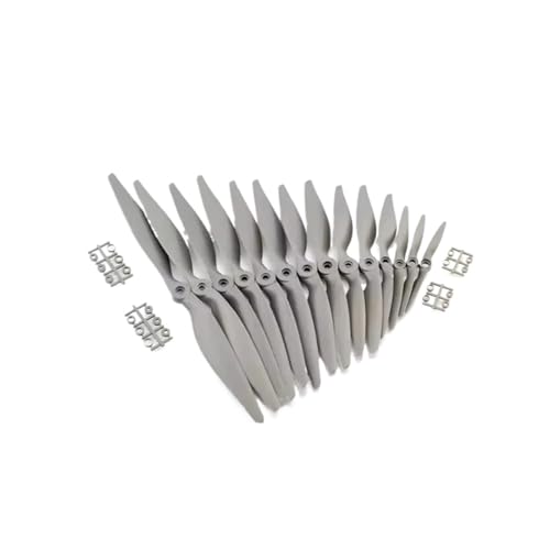 2 stücke Nylon Propeller 5x5/6x4/7x5/8x4/8x6/9x6/10x5/10x7/11x5.5/12x6/13x6.5/14x7/16x8/17x10 Kompatibel RC Modell Flugzeug Universal(2PCS 1470) von LOOwAH