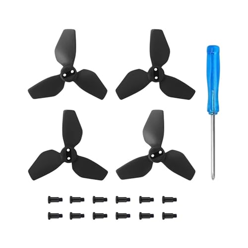 2016S Propeller Schnellverschluss Ersatzteile Lüfterflügel Drohnenzubehör Universal(Black 4pcs) von LOOwAH