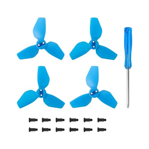 2016S Propeller Schnellverschluss Ersatzteile Lüfterflügel Drohnenzubehör Universal(Blue 4pcs) von LOOwAH