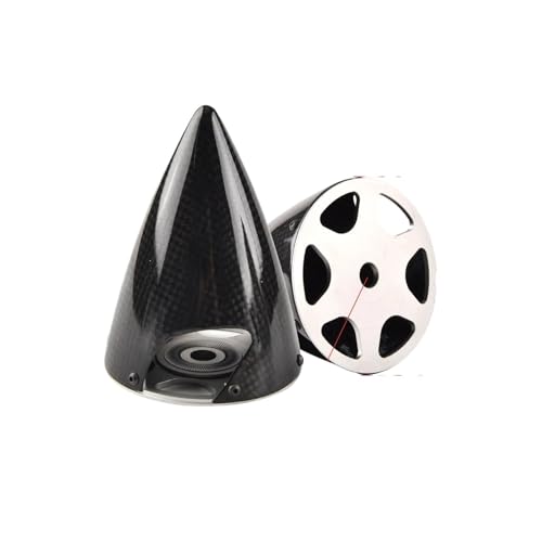 3/4/5/6 Zoll Carbon Spinner Doppelspitze Kegel Kompatibel mit Control Aircraft Modell Universal(5.5 inch) von LOOwAH