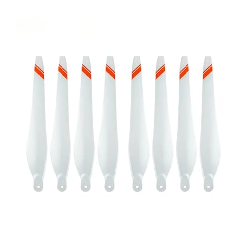 36190 Carbon Nylon Weiß Propeller 36 Zoll CW CCW Propeller Kompatibel mit X9/X9 Plus/X9Max Landwirtschaft Drone Zubehör Universal(4pcs CW and 4pcs CCW) von LOOwAH