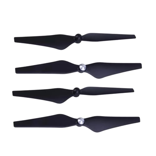 4/8 stücke 9450 Propeller Kompatibel mit 3P SE 2 Drone Teile Requisiten Ersatz, Drone Zubehör Universal(Black 4pcs) von LOOwAH