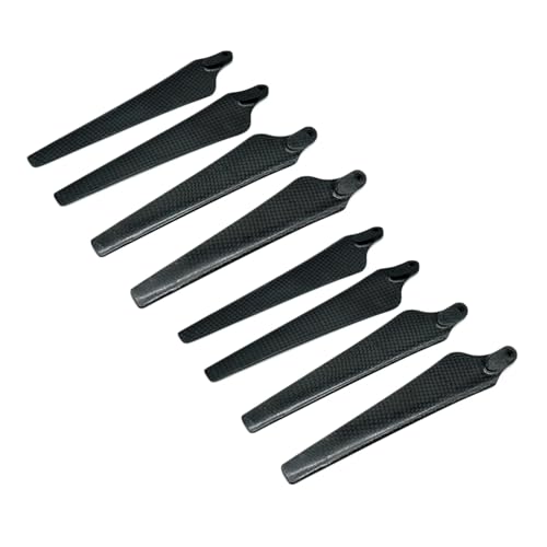 4/8 stücke DIY E1200 1760 Carbon Propeller Cw CCW 1760 17 Zoll Folding Propeller Drone Propeller Professionelle Zubehör Universal(1760 8PCS no clamp) von LOOwAH