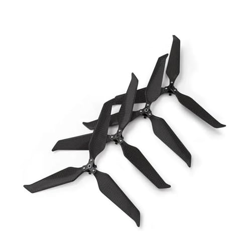 4-teiliges Set 8743F Geräuscharmer Carbon-Propeller 3-Blatt-Propeller Kompatibel mit 2 Pro-Drohnenteilen Upgrade-Zubehör Universal von LOOwAH