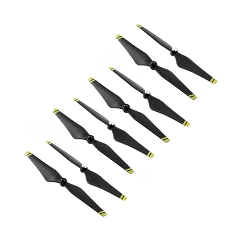8-teiliges Set 9450 Propeller 3/3A/3P/3S Drohnenpropeller Selbstspannender Propeller Kompatibel mit 2 P2V CW CCW Zubehör Universal(Gold Edge-8pcs) von LOOwAH