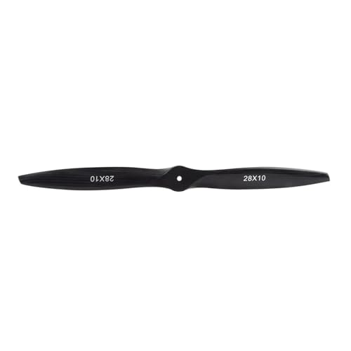Carbon Propeller 24x9 27x10 28x10 32x12 Kompatibel Rc Modell Flugzeug Universal(PHM2810Y-CF) von LOOwAH