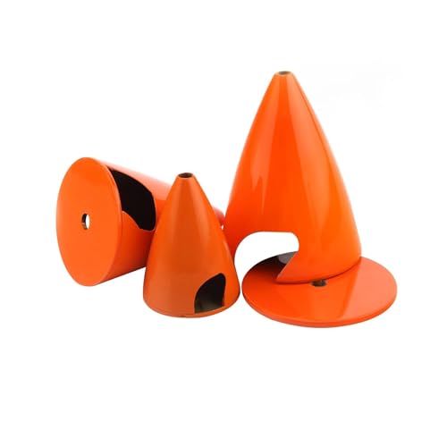 Carbon Spinner Zwei Propeller Kegel 2,5 Zoll 3 Zoll 3,5 Zoll RC Starrflügel Flugzeug Modell Propeller Abdeckung Universal(3.5 inch) von LOOwAH