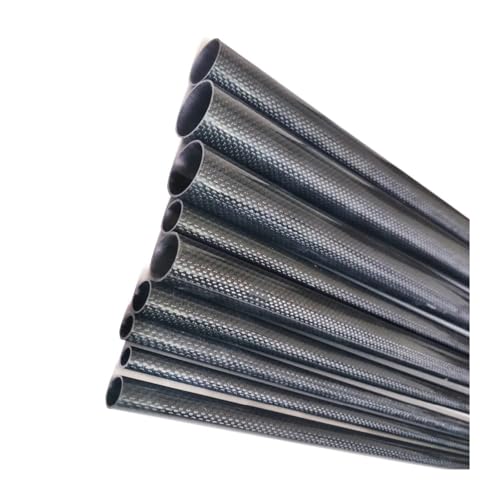 Glattes Carbonrohr 3K, Länge 500 mm, kompatibel mit Quadcopter-Armdrohne 8 mm, 10 mm, 12 mm, 14 mm, 16 mm, 18 mm, 22 mm, 24 mm, 26 mm, 28 mm, 30 mm, 32 mm(28x26mm 1pc) von LOOwAH