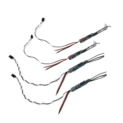 Kompatibel mit 30A-Drehzahlregler 2-6S bürstenloser elektronischer Motordrehzahlregler, kompatibel mit der Steuerung von Multirotor-Helikoptern, universell(4pcs) von LOOwAH