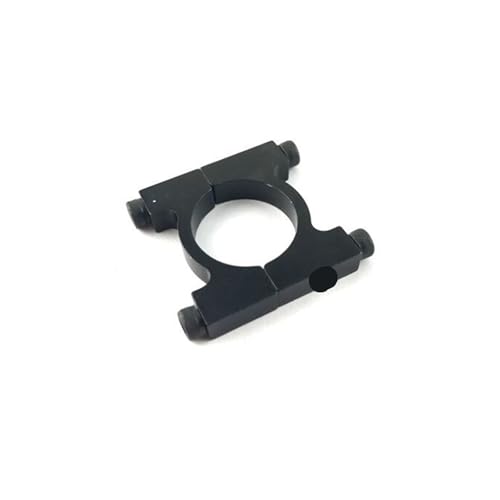 Kompatibel mit 5 Stück/20 mm Aluminiumklemme, schwarzer Rohr-Motorhalterungs-Befestigungsclip, universell for mehrachsige Flugzeuge von LOOwAH