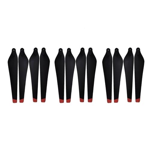 Kompatibel mit Carbon-Nylon-Propeller R3390 Propeller T20 T160 T10 Schutzmaschinenzubehör Universal(Orange edge-12 pcs) von LOOwAH
