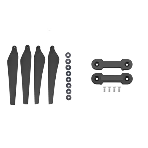 Kompatibel mit T10 T20 Drohne 3390 Propeller Requisiten Sprühwassertank Pumpe Propellerschutz Drohne Zubehör Universal(2 IN 1 Black Set) von LOOwAH