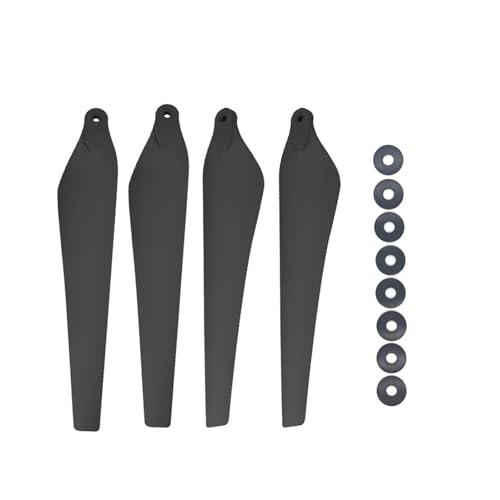 Kompatibel mit T10 T20 Drohne 3390 Propeller Requisiten Sprühwassertank Pumpe Propellerschutz Drohne Zubehör Universal(A Pair Black) von LOOwAH
