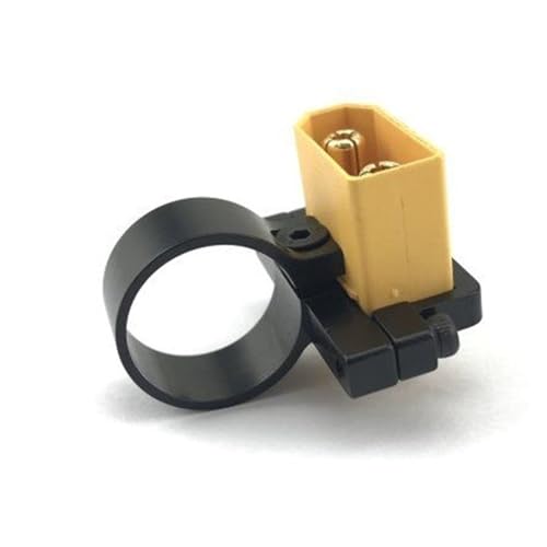 Kompatibel mit XT90-Netzstecker-Befestigungsbaugruppe, kompatibel mit 18 mm/20 mm Carbonrohr, landwirtschaftlichem Multirotor-Sprühdrohnenrahmen-Zubehör, universell(with XT90 male--18mm) von LOOwAH