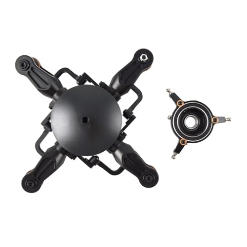 Metall Rotorkopf 10mm Taumelscheibe 3 4 5 Kompatibel 600 Größe RC Hubschrauber Rotorkopf Teile Universal(4-Blade) von LOOwAH