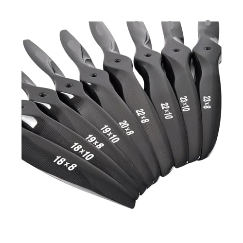Universal Control Aircraft Carbon Propeller Kompatibel Mit 18x8 18x10 19x8 19x10 20x8 22x8 22x10 23x8 23x10 Propeller Universal(18x10) von LOOwAH
