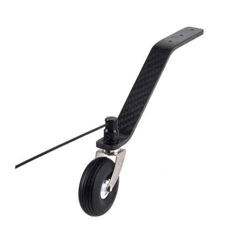 Universal-Heckfahrwerk mit Rädern 30CC 50CC 100CC 150CC Kompatibel mit Control Starrflügel-Modellflugzeugen(50CC) von LOOwAH